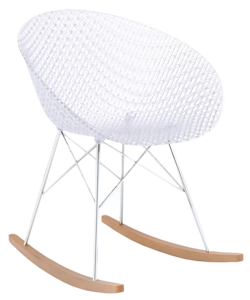 Kartell SMATRIK Rocking Chair by Tokujin Yoshioka