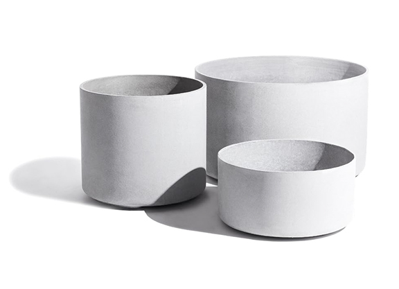 Modern Circular Pots and Planters: Delta Planter Pot