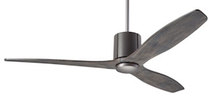 LeatherLuxe DC Ceiling Fan by The Modern Fan Co.