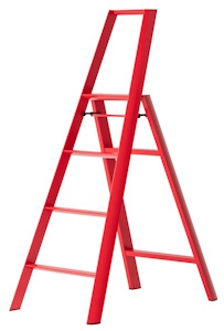 Hasegawa LUCANO 4-Step Ladders with Handrail - Assorted Colors