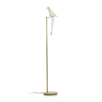 Moooi Perch Light Floor Lamp with Rocking Bird  by Umut Yamac