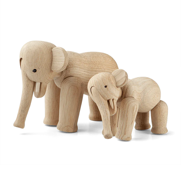 Elephant by Kay Bojesen - Oak