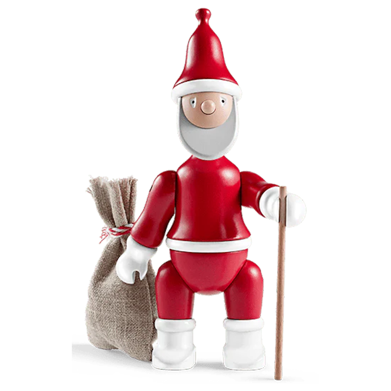 Rosendahl: 8" Wood Santa Claus by Kay Bojesen - Holiday Decor