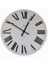 Alessi Firenze White Wall Clock with Roman Numerals