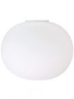 Flos Glo-Ball C2 Ceiling Lamp in White Glass