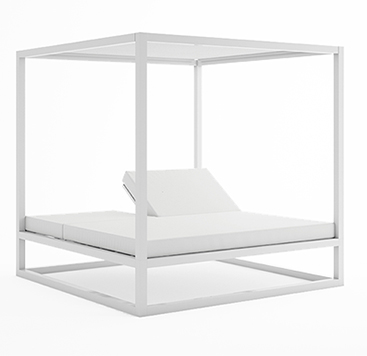 Gandia Blasco Elevated Daybed Fixed, Modern Outdoor Daybed