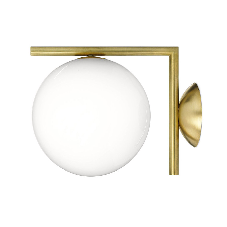 Flos IC Scone | Opal Glass IC C/W Wall Sconce by Flos Lighting | Stardust