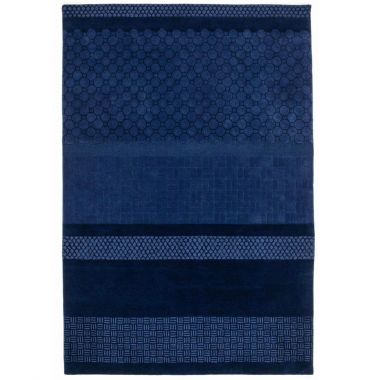 Jie Multi Stripe Dark Blue Wool Rug By Nanimarquina Stardust Jie Multi Stripe Dark Blue Wool Rug By