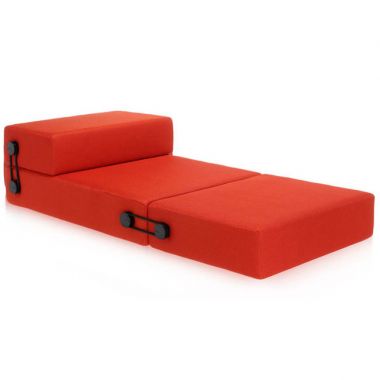 Trix Convertible Folding Sleeper Sofa, Compact Pull Out Sofa Bed