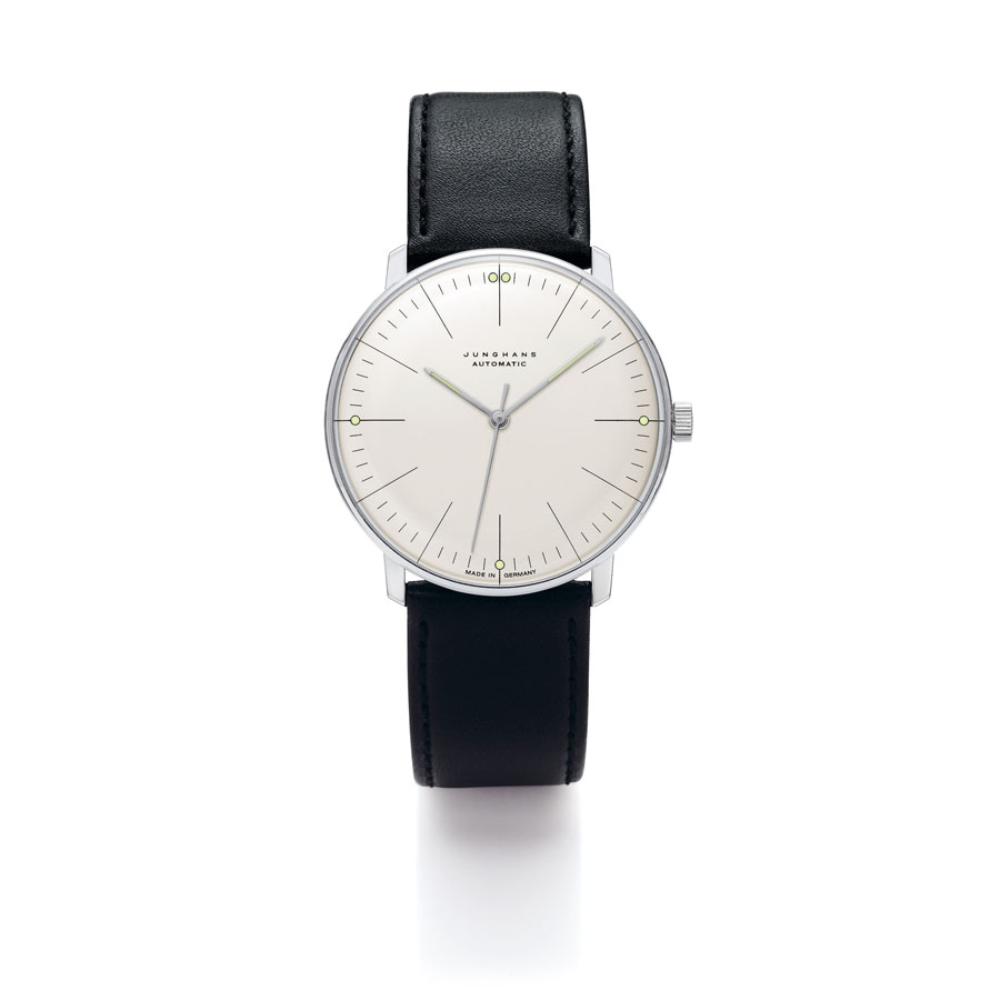 Max Bill Manual Watch Model 027 3700.00 in White Stardust