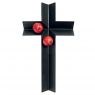 Oh Signore! Cross Shaped Fruit Tray in Steel by Danese Milano