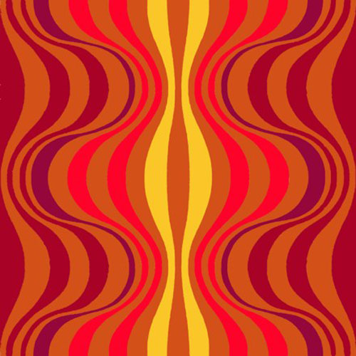 Verner Panton Onion III Carpet in Orange/Red | Stardust