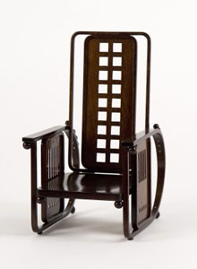 Josef Hoffmann No 670 Sitzmaschine Vitra Miniature Chair Stardust Josef Hoffmann No 670 Sitzmaschine