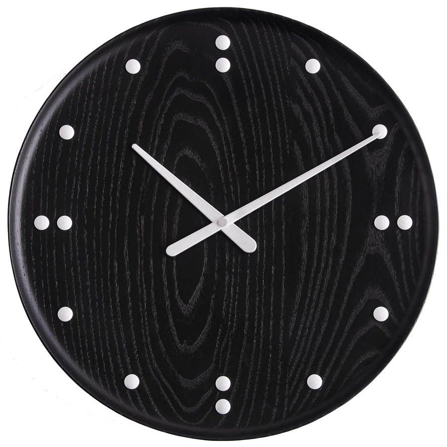 Finn Juhl FJ Wood Clock by Architectmade, Black