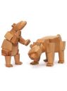 Areaware Ursa Minor Wooden Bear Poseable Toy Figurine