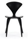 Norman Cherner Side Chair in Ebony Lacquer