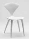 Norman Cherner Side Chair in White Lacquer