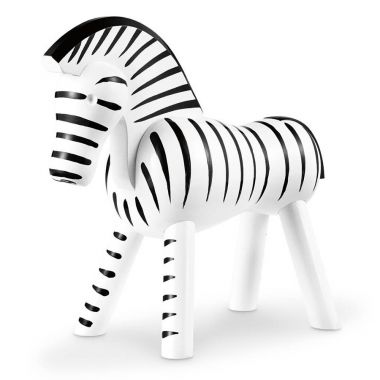 Kay Bojesen Striped Wooden Zebra by Rosendahl