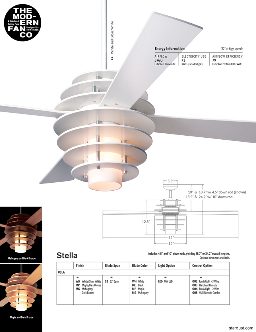 Stella Ceiling Fan By The Modern Fan Company