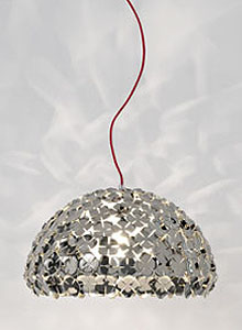 Terzani Orten&apos;zia Modern Half Pendant Lamp by Bruno Rainaldi