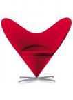 Vitra Miniature 5.25-inch Heart Cone Chair by Verner Panton