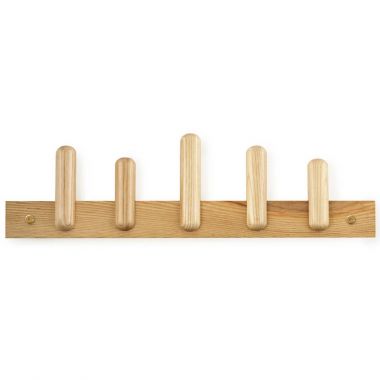 Play Wall Mount Coat Rack In Wood By Normann Copenhagen Stardust - Wall Coat Rack With Shelf Oak Play Wall Mount Coat Rack In Wood By Normann Copenhagen Stardust - Wall Coat Rack With Shelf Oak