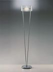 Leucos Vittoria TR1 Floor Lamp with Murano Glass Shade