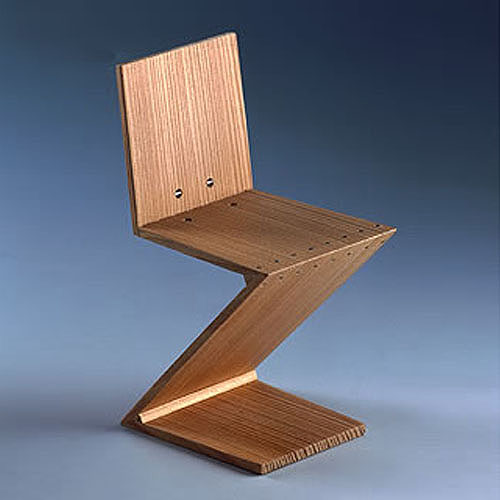Opwekking camera Ambtenaren Vitra Miniature Zig Zag Stoel Chair by Gerrit Rietveld | Stardust